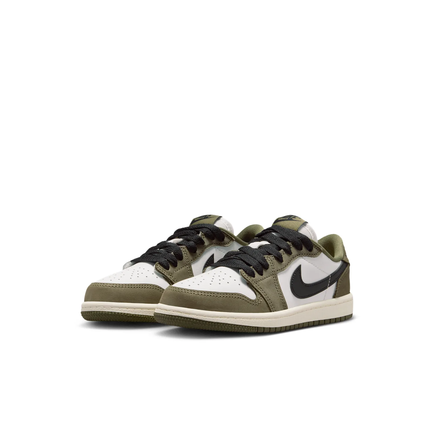 Air Jordan 1 Retro Low "Medium Olive and Summit White" image 5