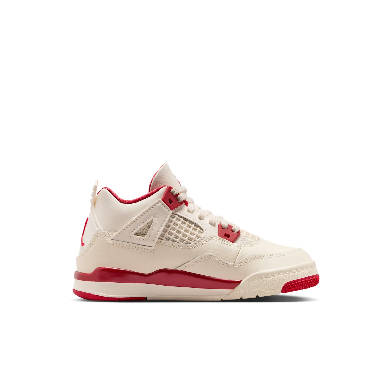 Jordan 4 Retro "Pale Ivory and Tough Red" image 3
