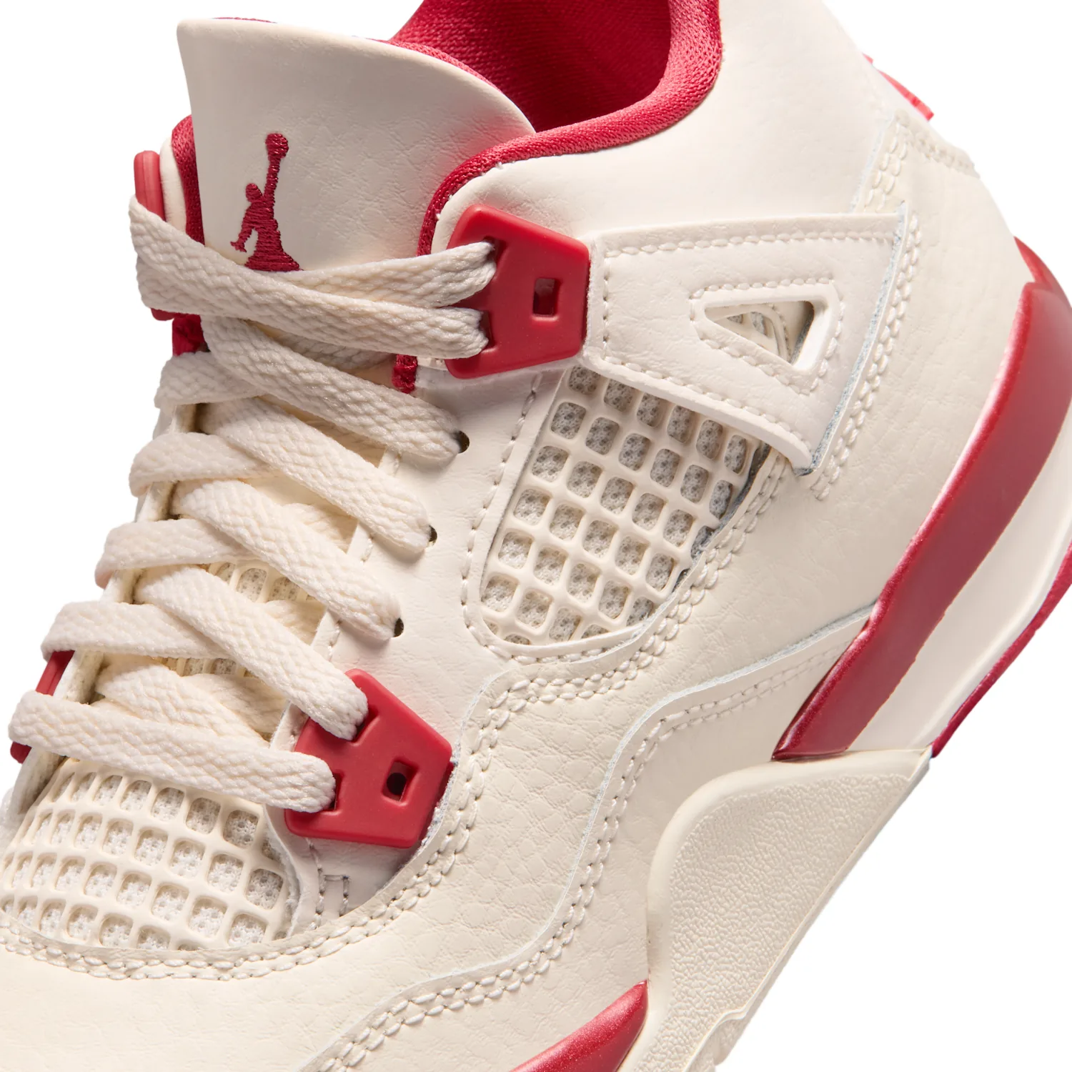 Jordan 4 Retro "Pale Ivory and Tough Red" image 7