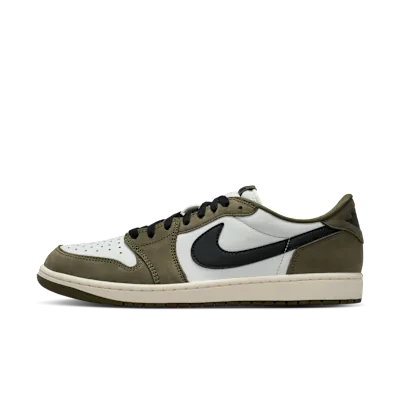 Air Jordan 1 Retro Low "Medium Olive and Summit White"