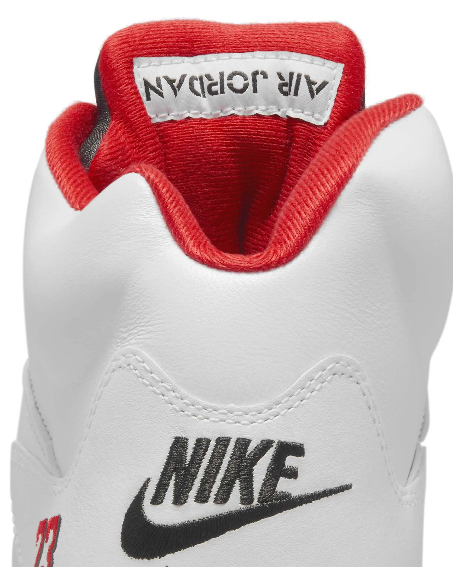 Jordan 5 Retro "Fire Red Black Tongue" image 2