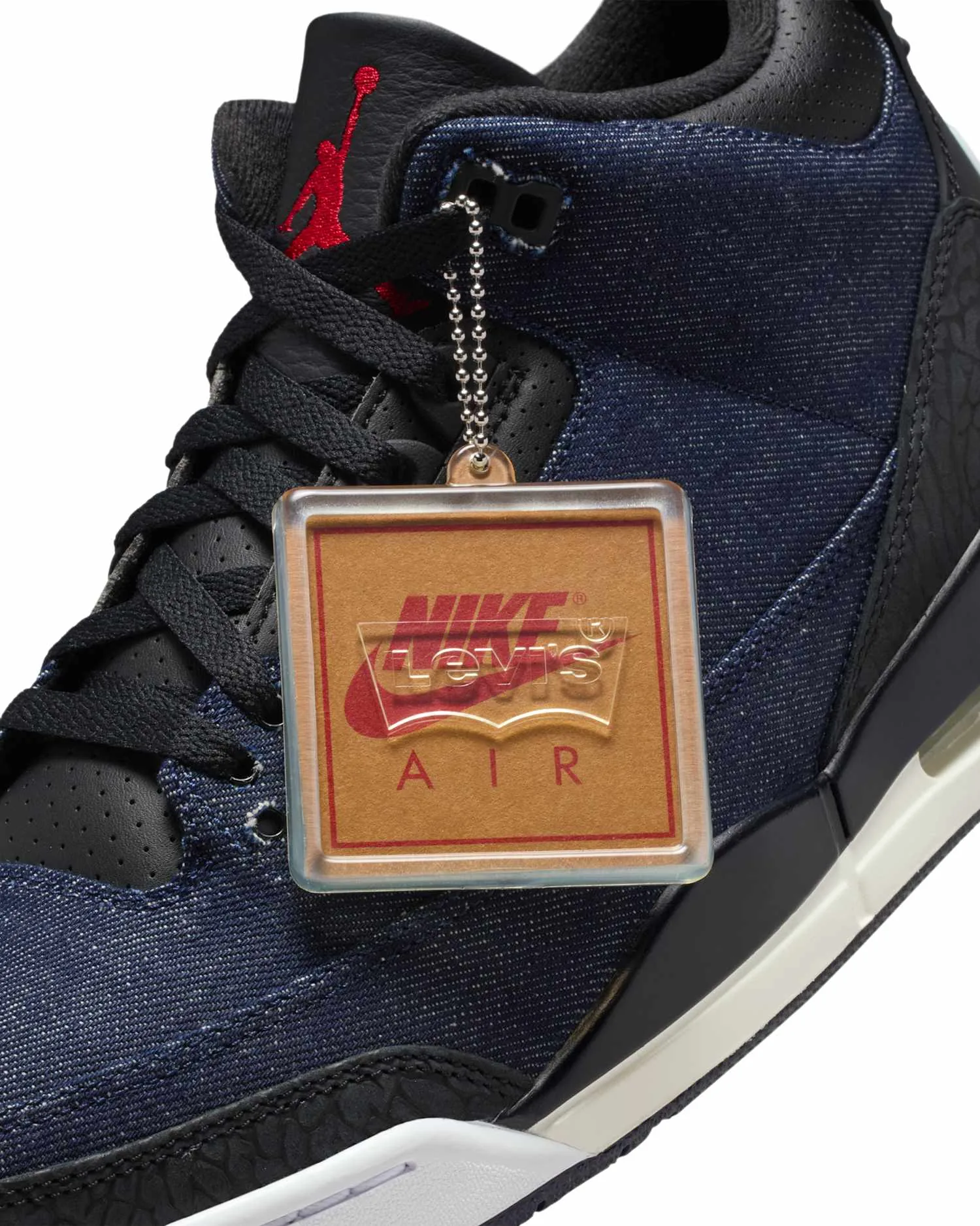 Air Jordan 3 x Levi's® "Indigo and Gym Red" image 12