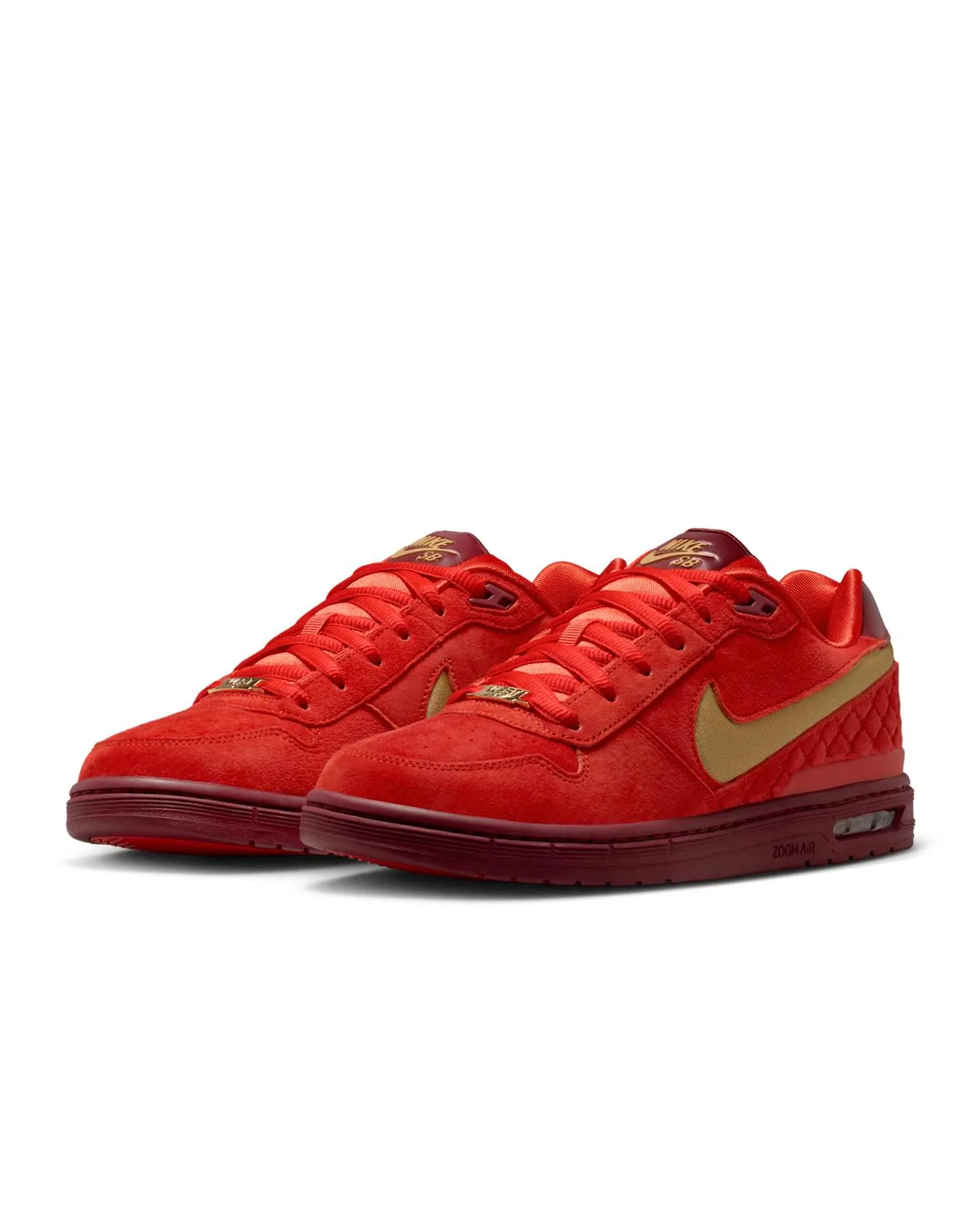 Paul Rodriguez Zoom Air Low "Habanero Red and Team Red" image 6