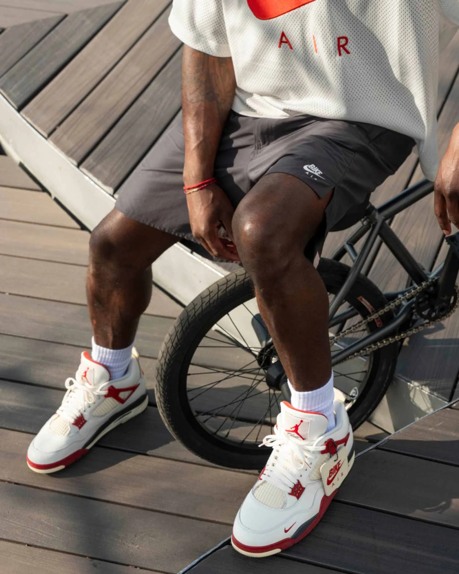 BIKE AIR x Nigel Sylvester x Air Jordan 4 "Brick After Brick" image 7