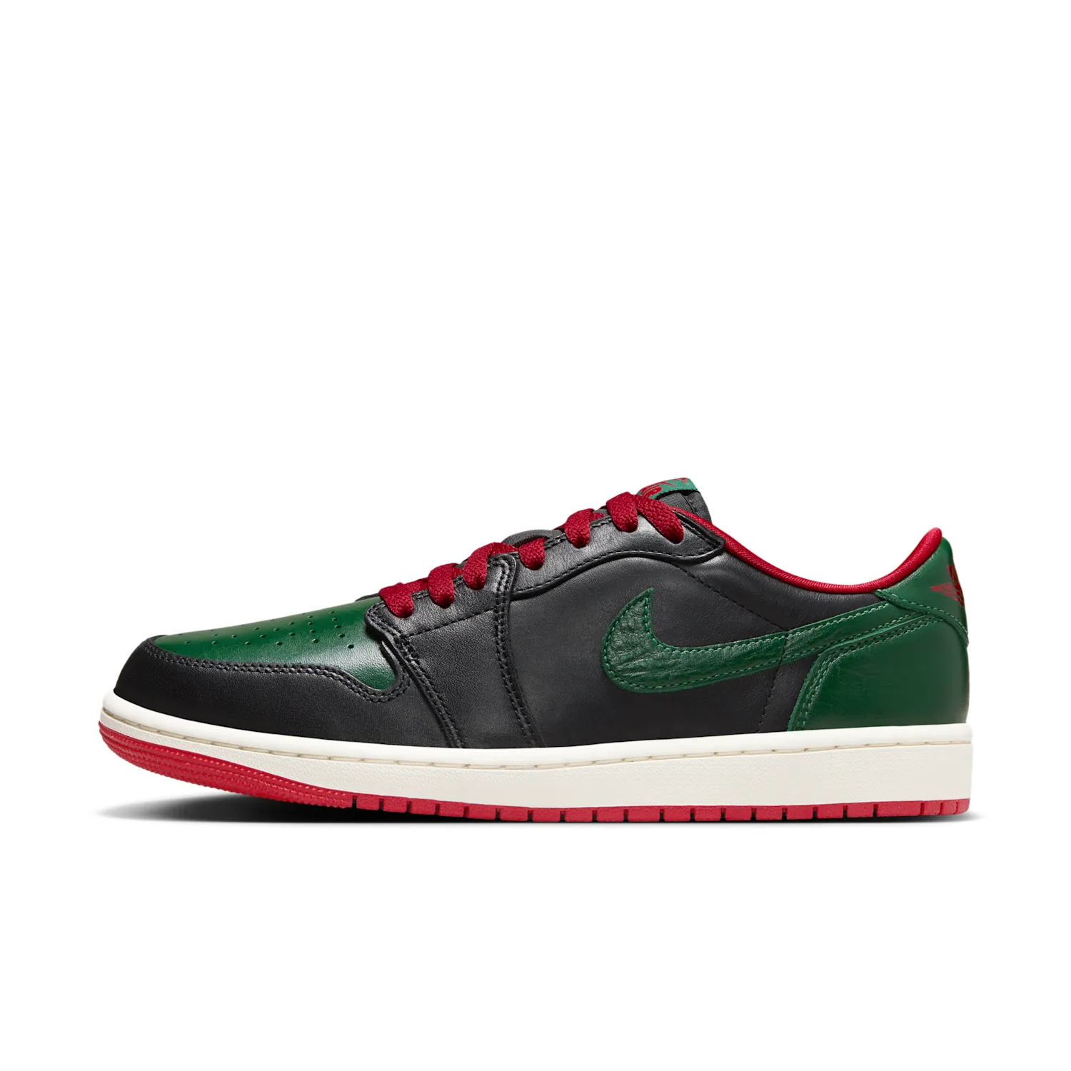 Air Jordan 1 Low OG "Black/Gorge Green"