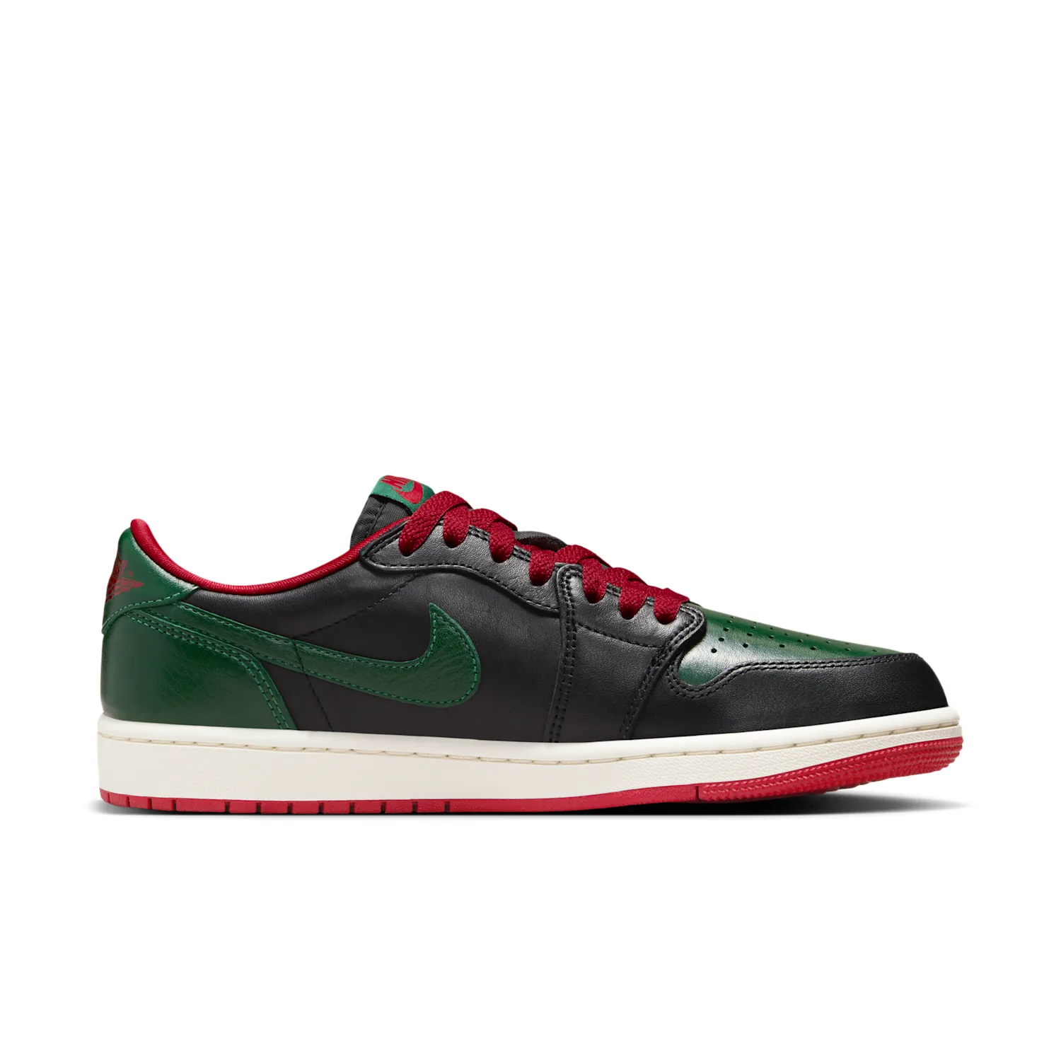 Air Jordan 1 Low OG "Black/Gorge Green" image 3