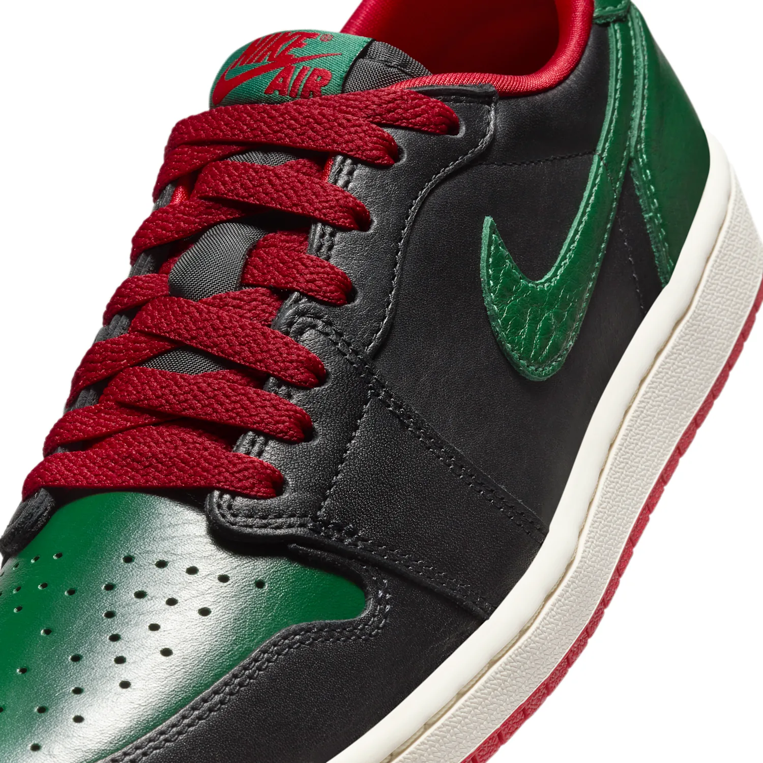 Air Jordan 1 Low OG "Black/Gorge Green" image 7