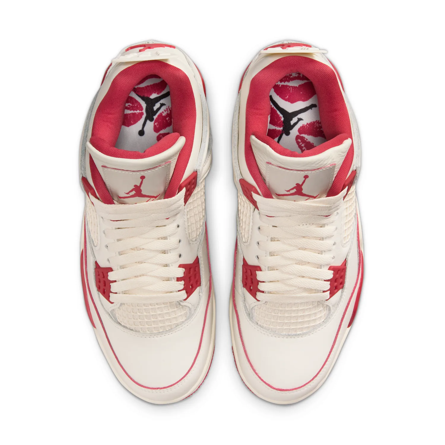 Air Jordan 4 Retro "Pale Ivory and Tough Red" image 8