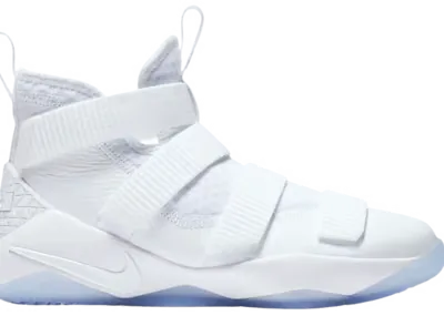 Nike LeBron Zoom Soldier 11 Triple White (GS)