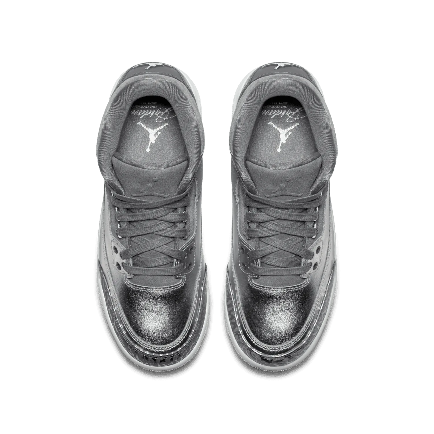 Jordan 3 Retro Premium Heiress Metallic Silver (GS) image 3