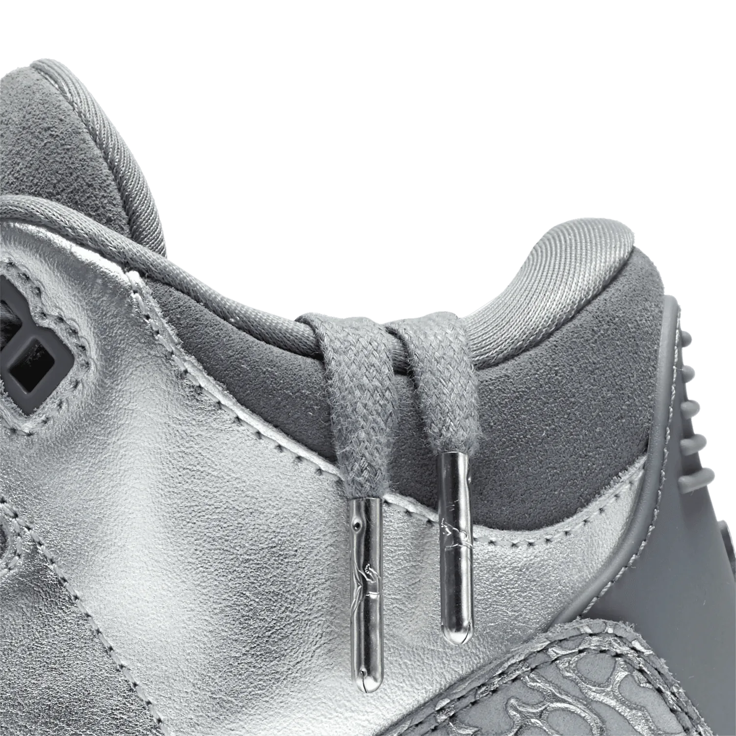 Jordan 3 Retro Premium Heiress Metallic Silver (GS) image 6