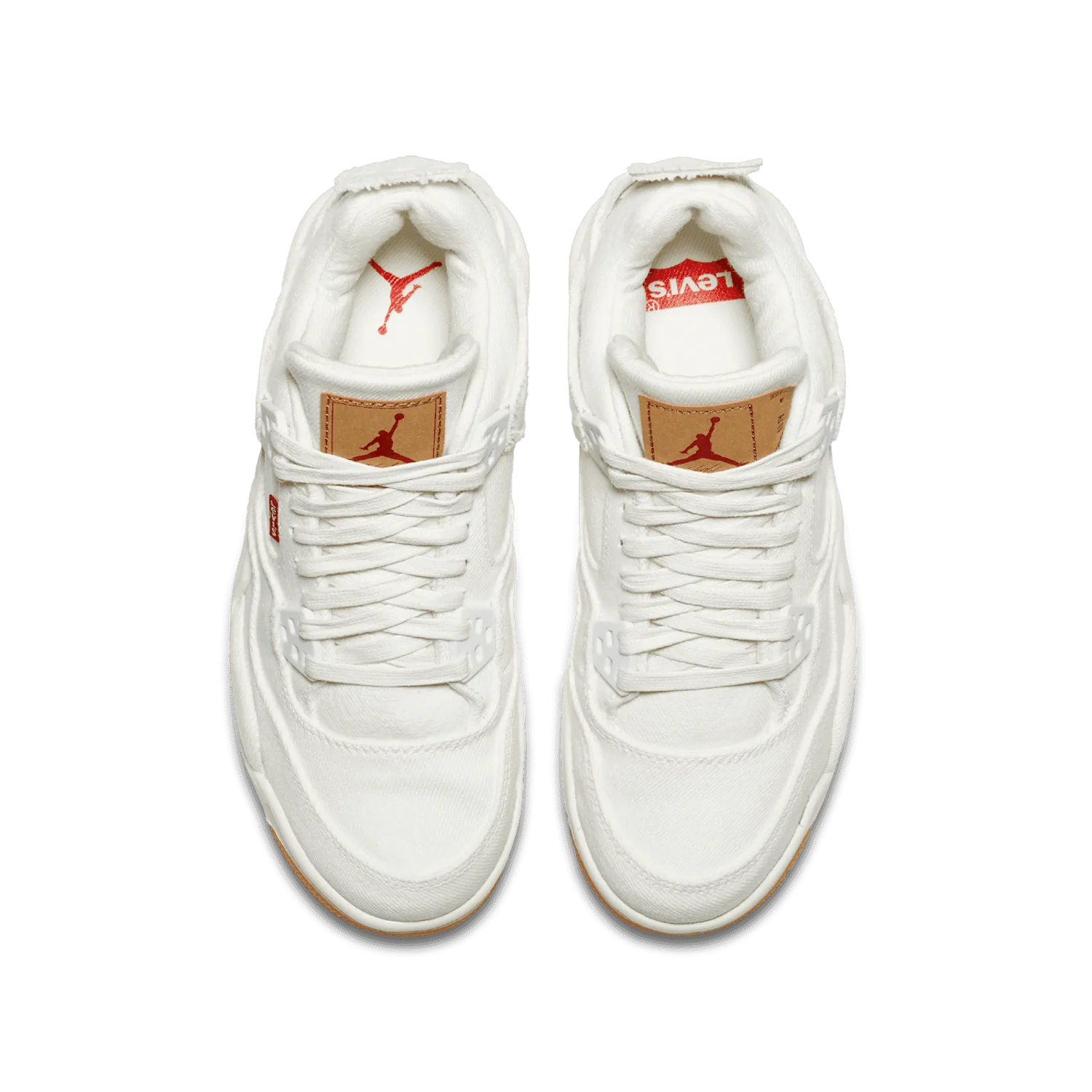 Air Jordan 4 Retro Levi's White (GS) (Levi's Tag) image 3