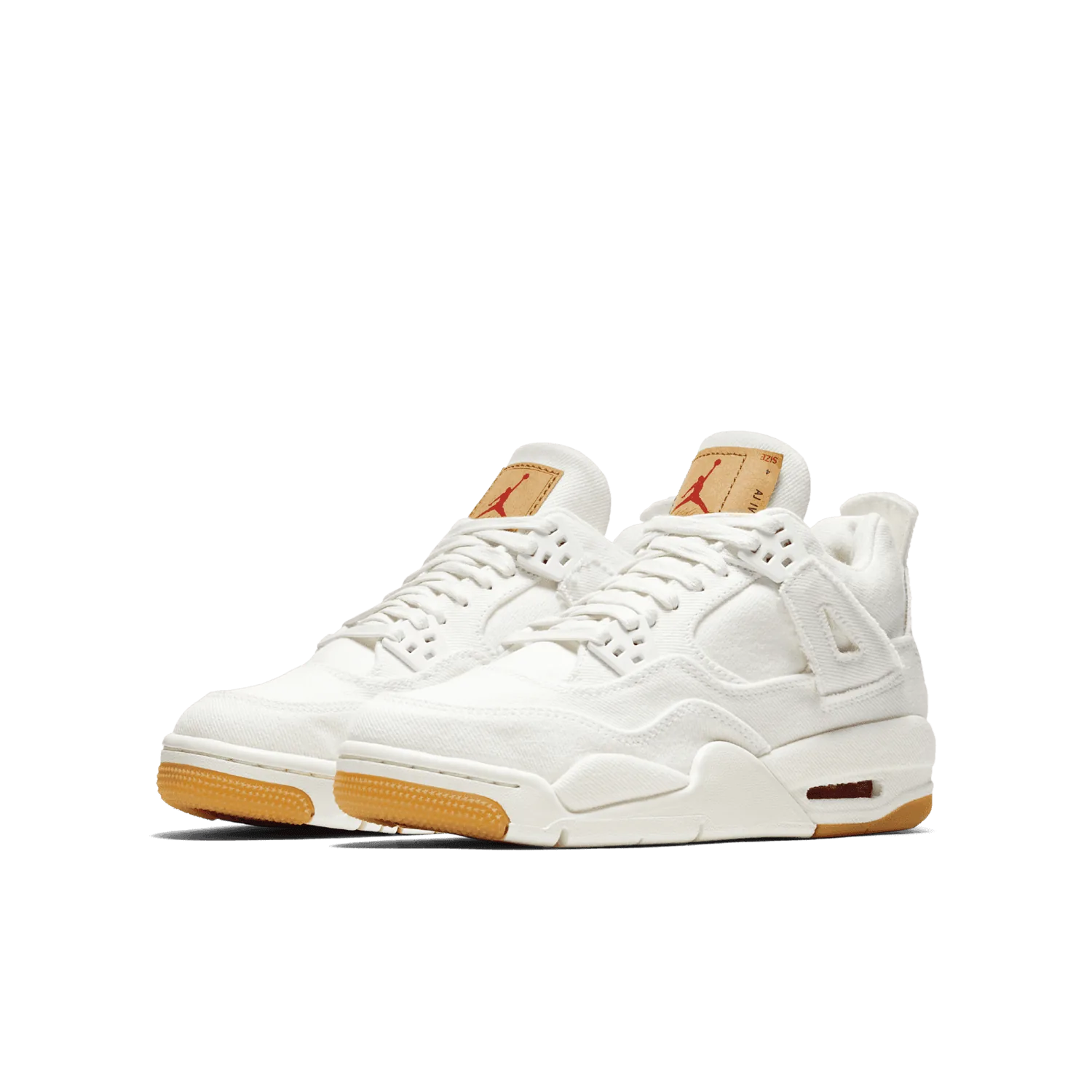 Air Jordan 4 Retro Levi's White (GS) (Levi's Tag) image 4