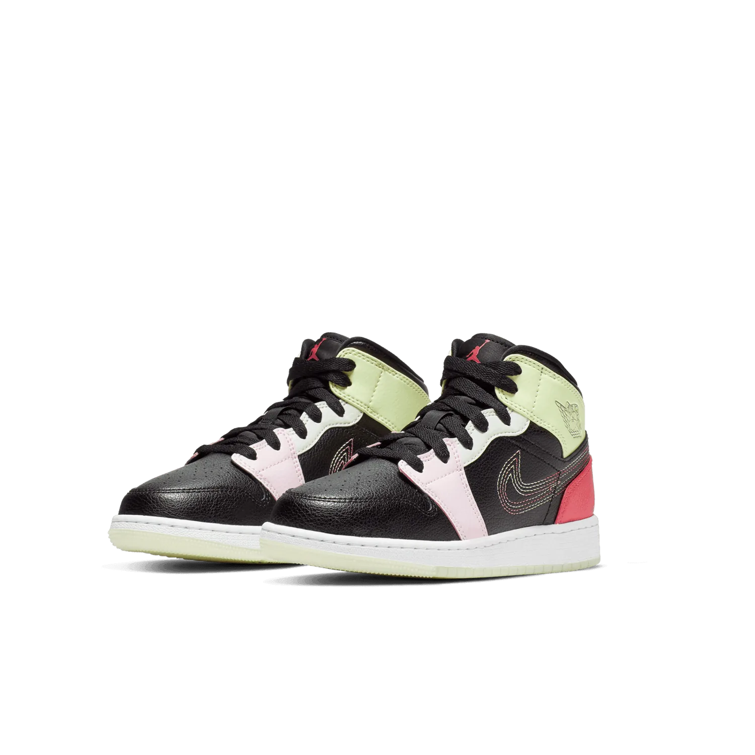 Jordan 1 Mid Glow In The Dark (GS) image 4