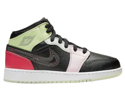 Jordan 1 Mid Glow In The Dark (GS)