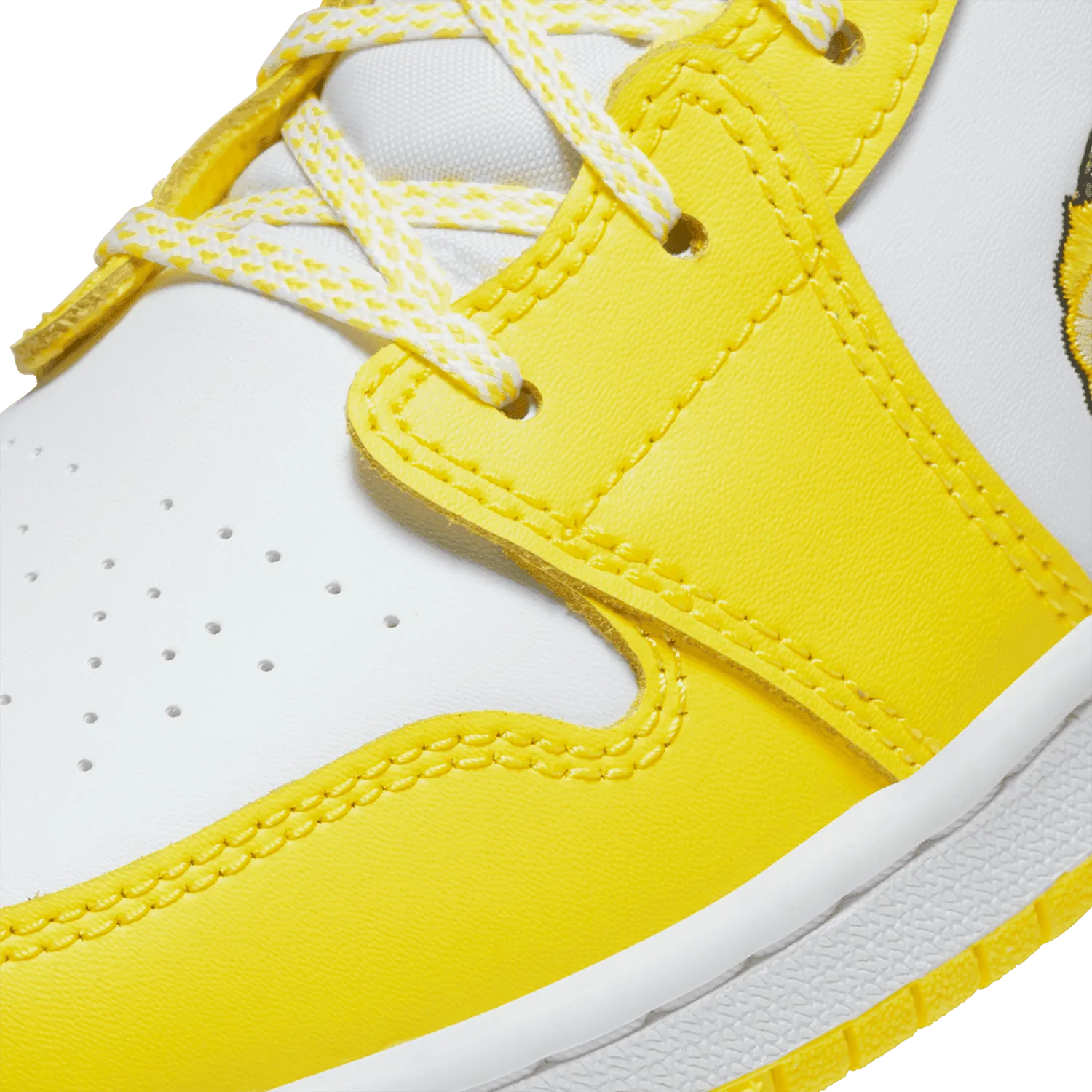 Jordan 1 Mid Dynamic Yellow Floral (GS) image 6