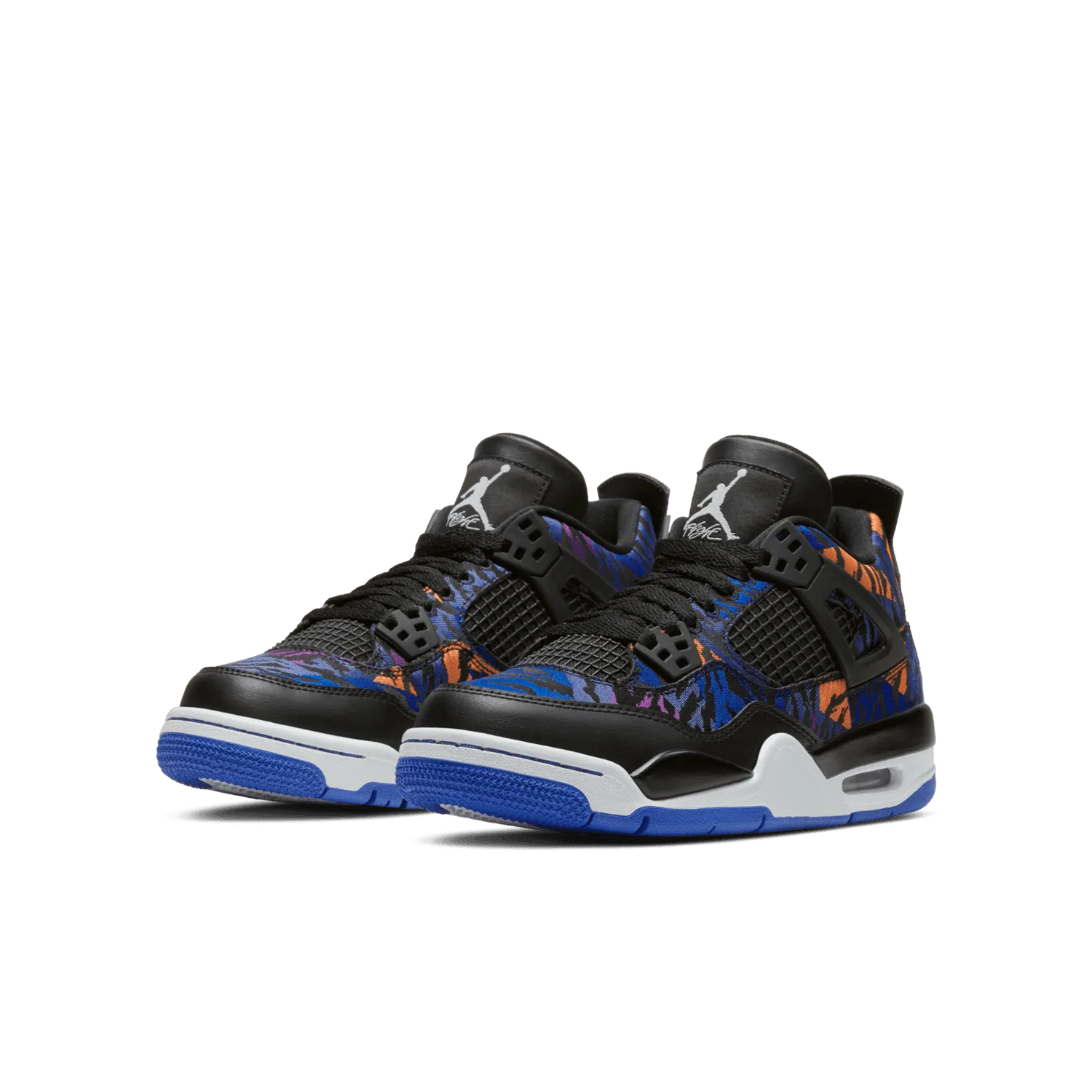 Air Jordan 4 Retro Black Rush Violet (GS) image 4