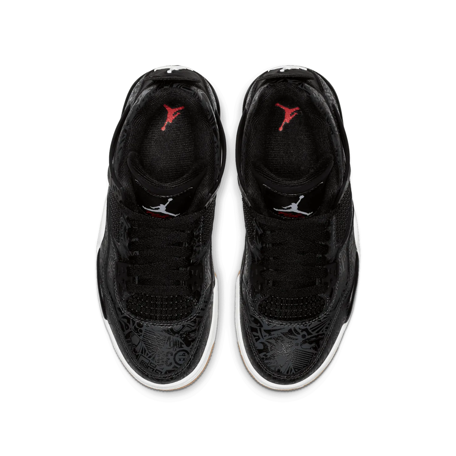 Air Jordan 4 Retro Laser Black Gum (GS) image 3