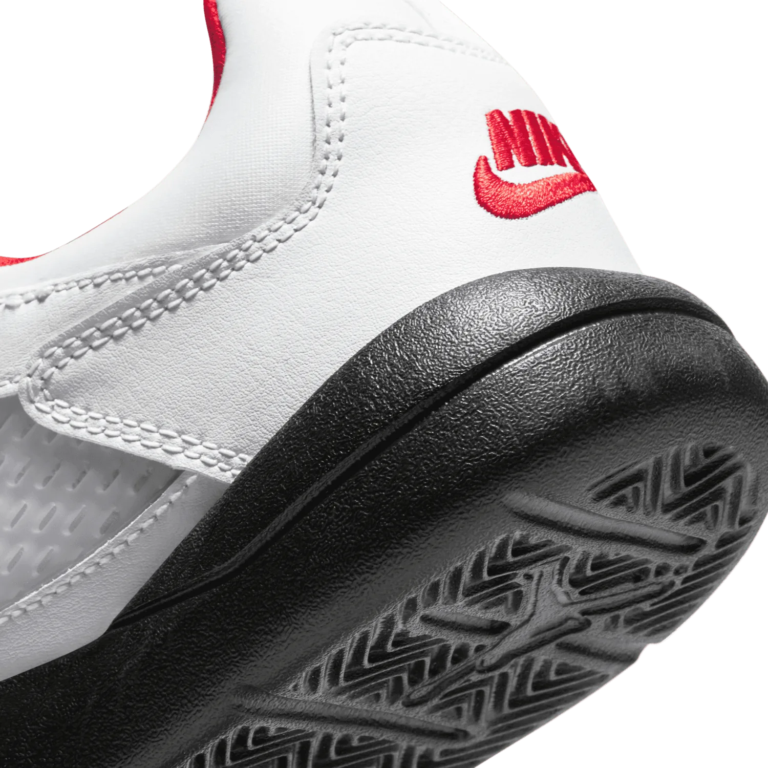 Air Jordan 5 Retro Little Flex White Black University Red (PS) image 8