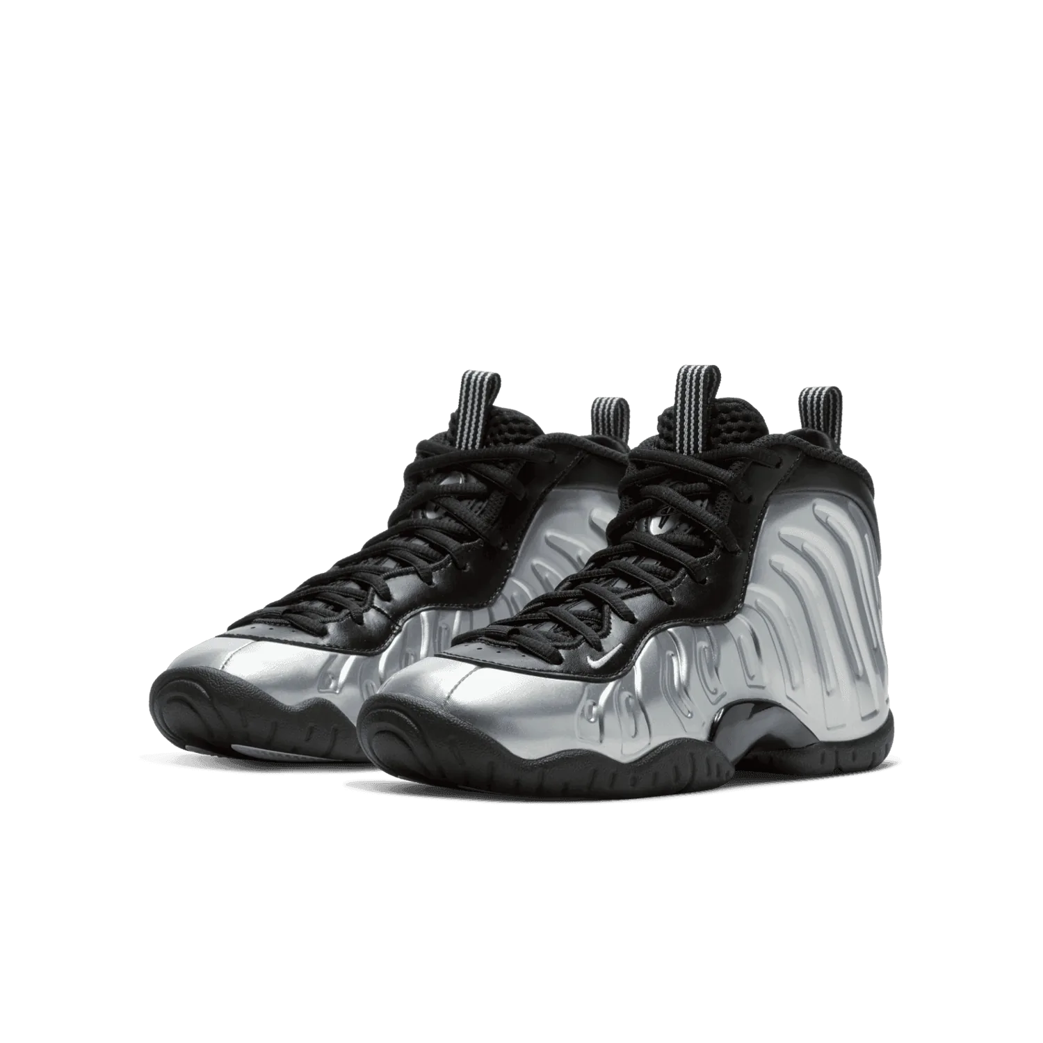Nike Air Foamposite One Chrome Black (GS) image 4
