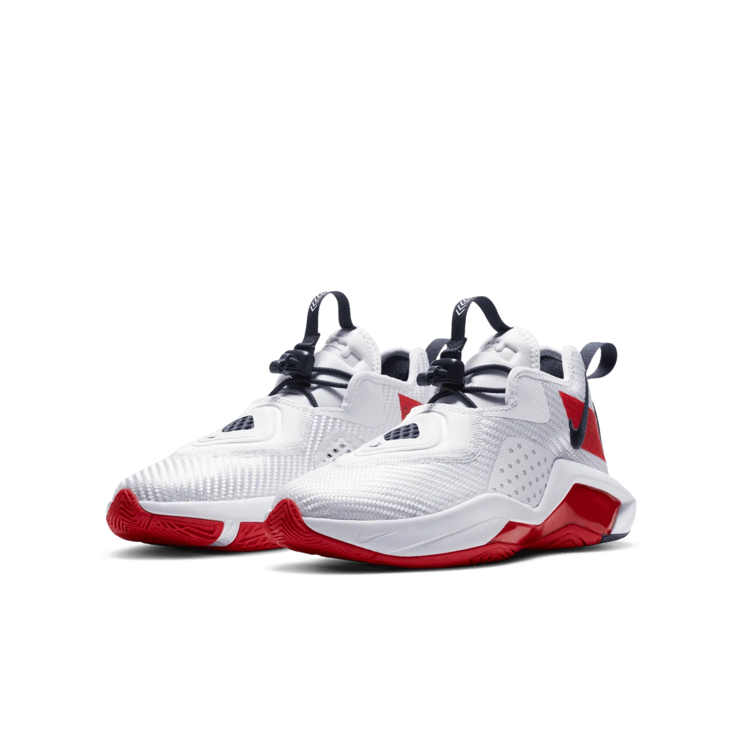 Nike LeBron Solder 14 White University Red (GS) image 4