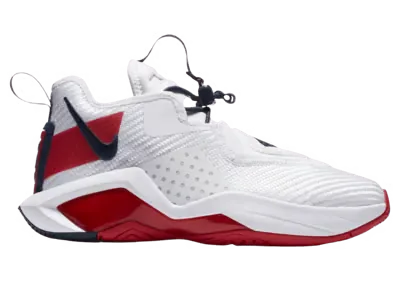 Nike LeBron Solder 14 White University Red (GS)