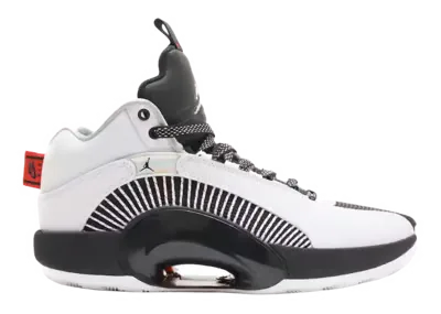 Air Jordan XXXV White Metallic Silver Black (GS)