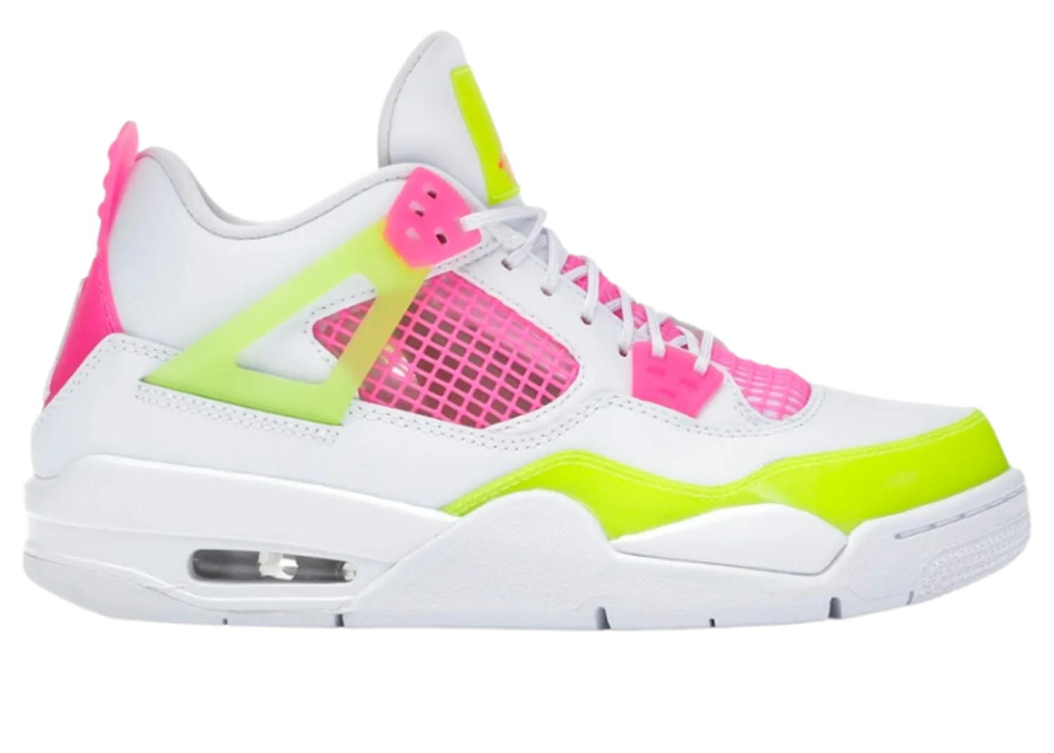 Air Jordan 4 Retro White Lemon Pink (GS)