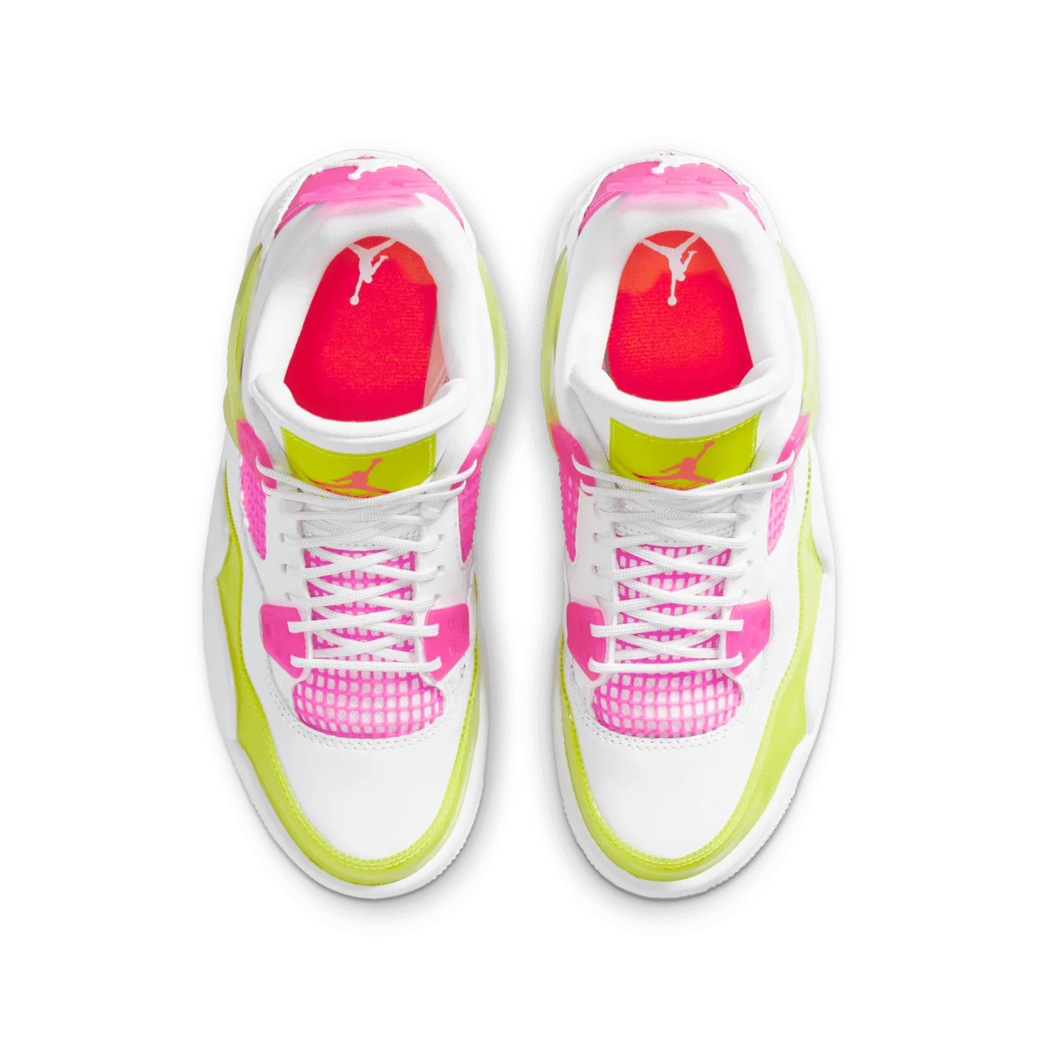 Air Jordan 4 Retro White Lemon Pink (GS) image 3