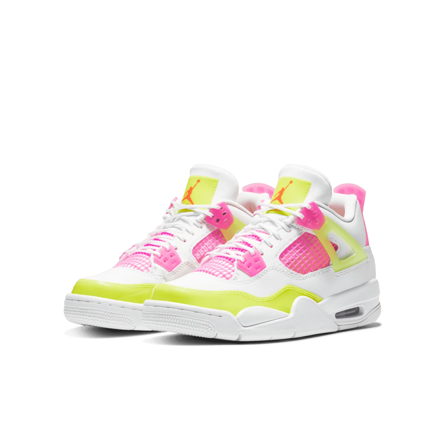 Air Jordan 4 Retro White Lemon Pink (GS) image 4