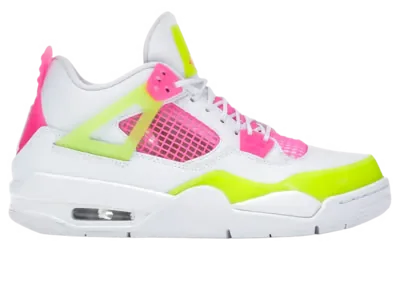 Air Jordan 4 Retro White Lemon Pink (GS)