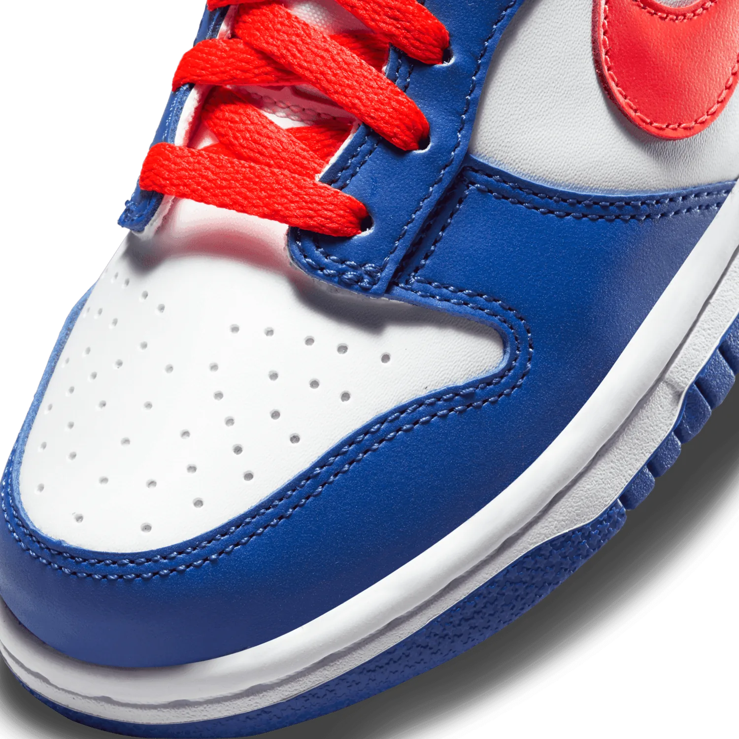 Nike Dunk Low Bright Crimson Game Royal (GS) image 6