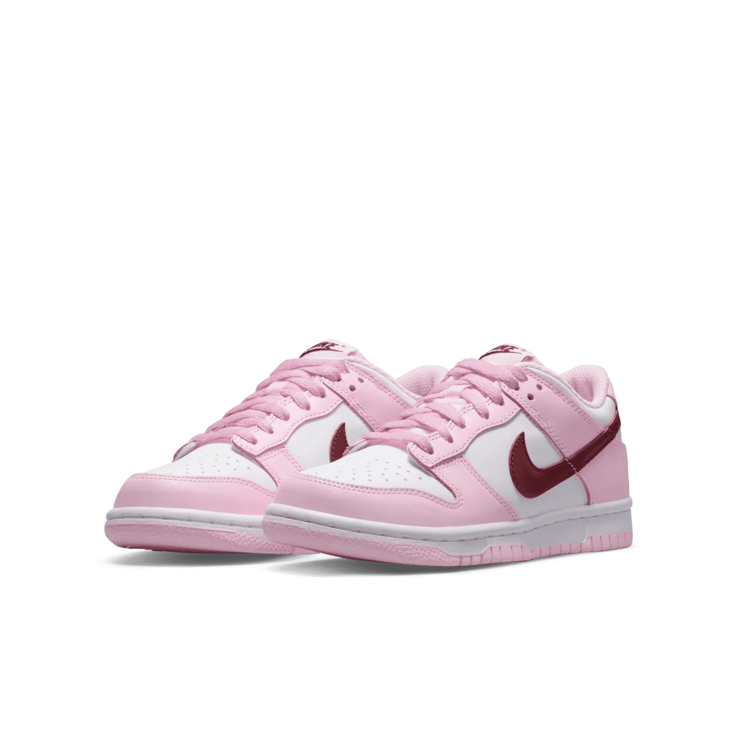 Nike Dunk Low Pink Foam/Dark Beetroot GS image 3