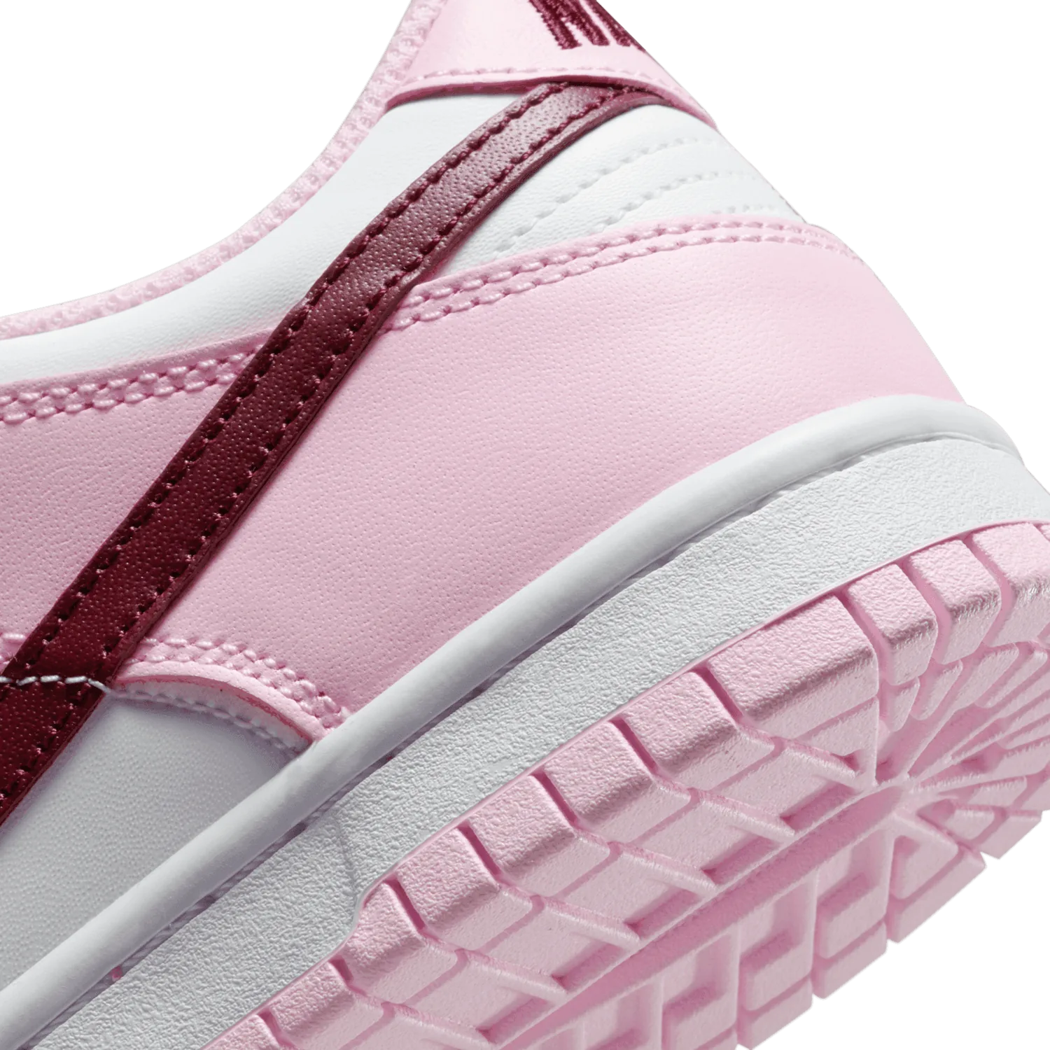 Nike Dunk Low Pink Foam/Dark Beetroot GS image 6