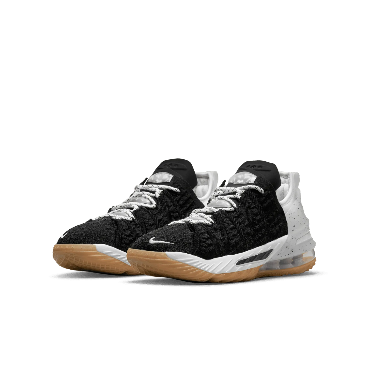 Nike LeBron 18 Black White Gum (GS) image 4