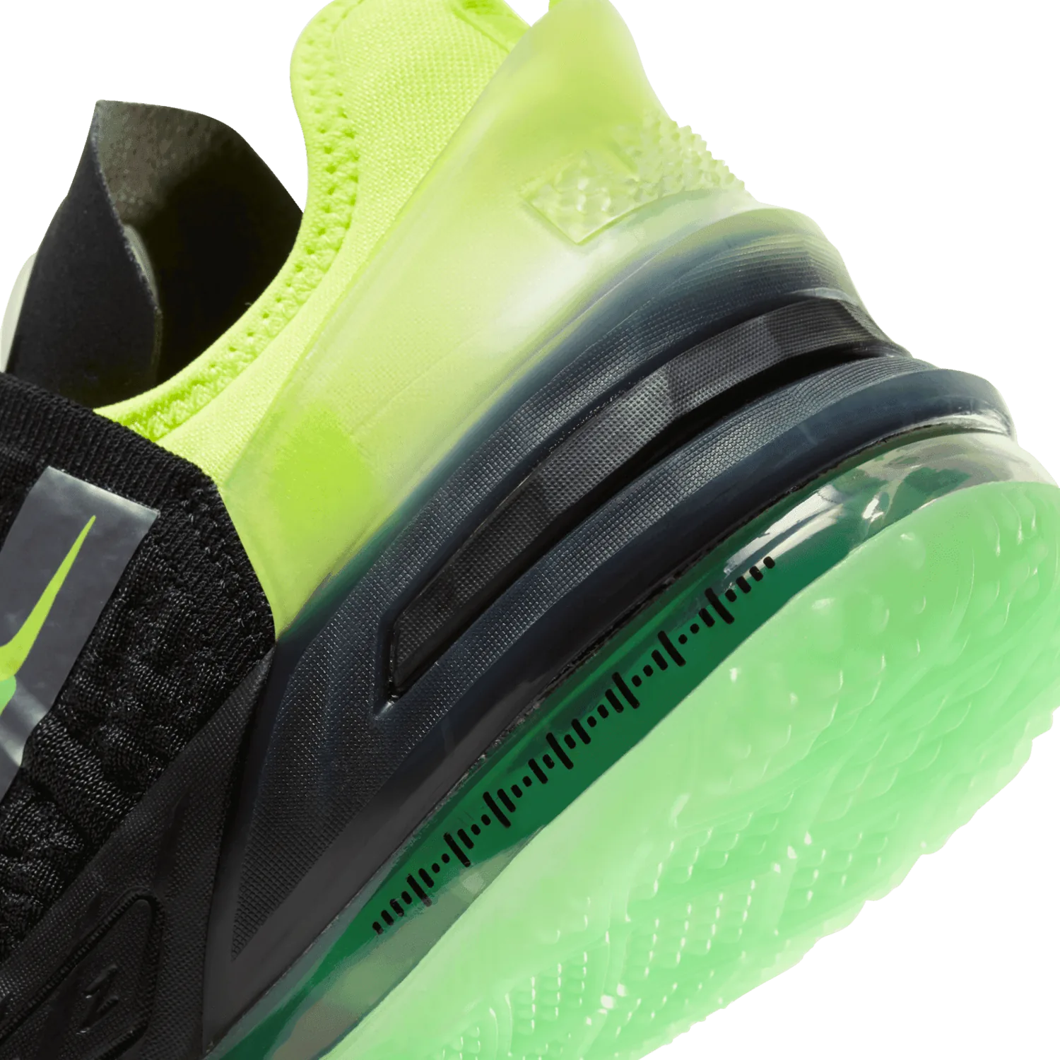 Nike LeBron 18 Black Crimson Volt (GS) image 7
