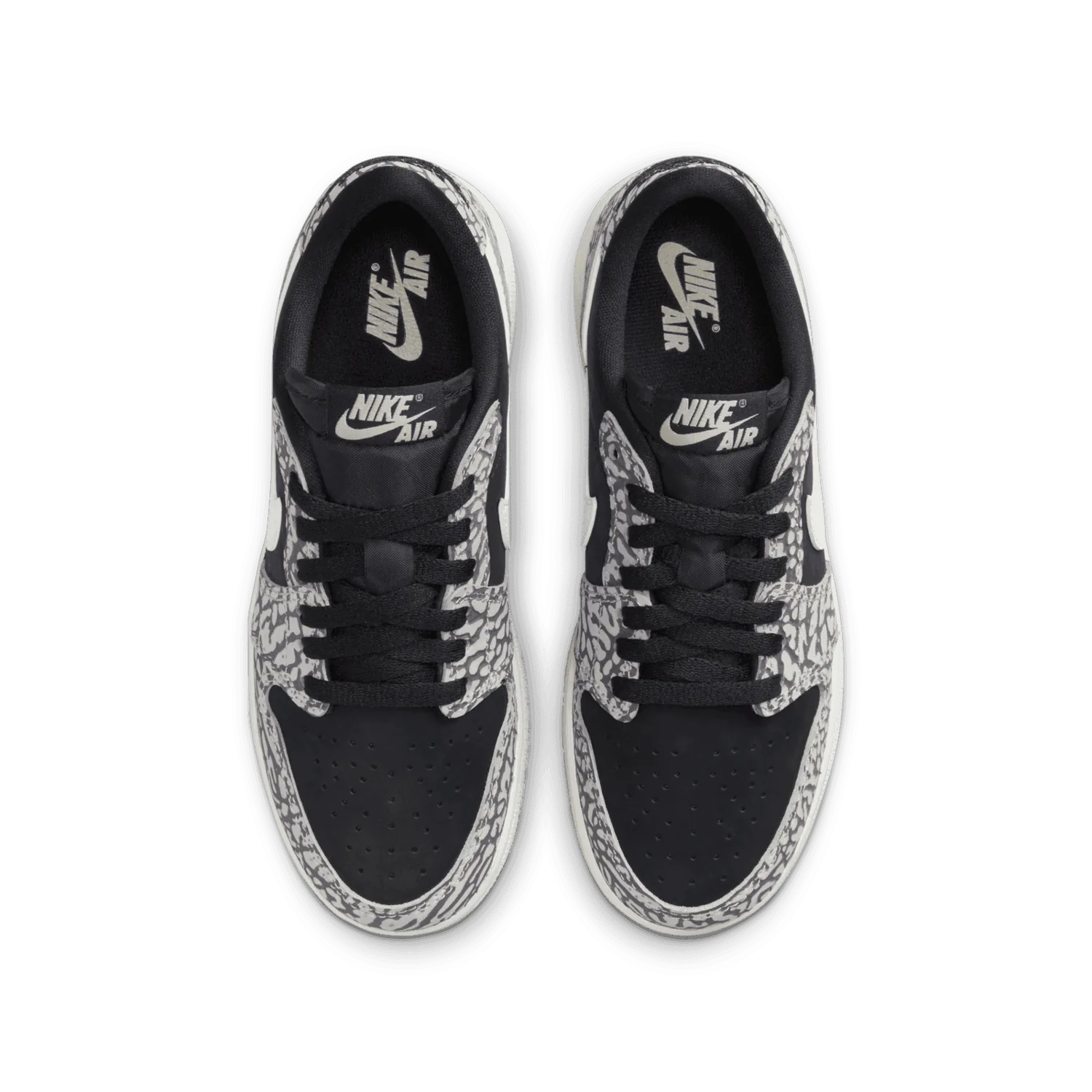 Air Jordan 1 Low OG Black Cement (GS) image 3