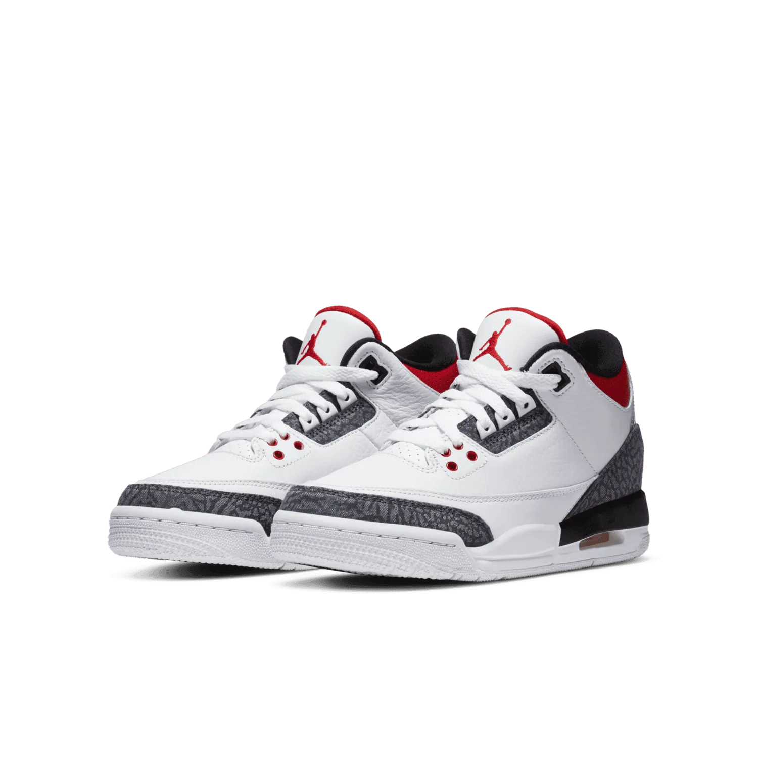 Air Jordan 3 Retro SE Fire Red Denim (GS) image 4