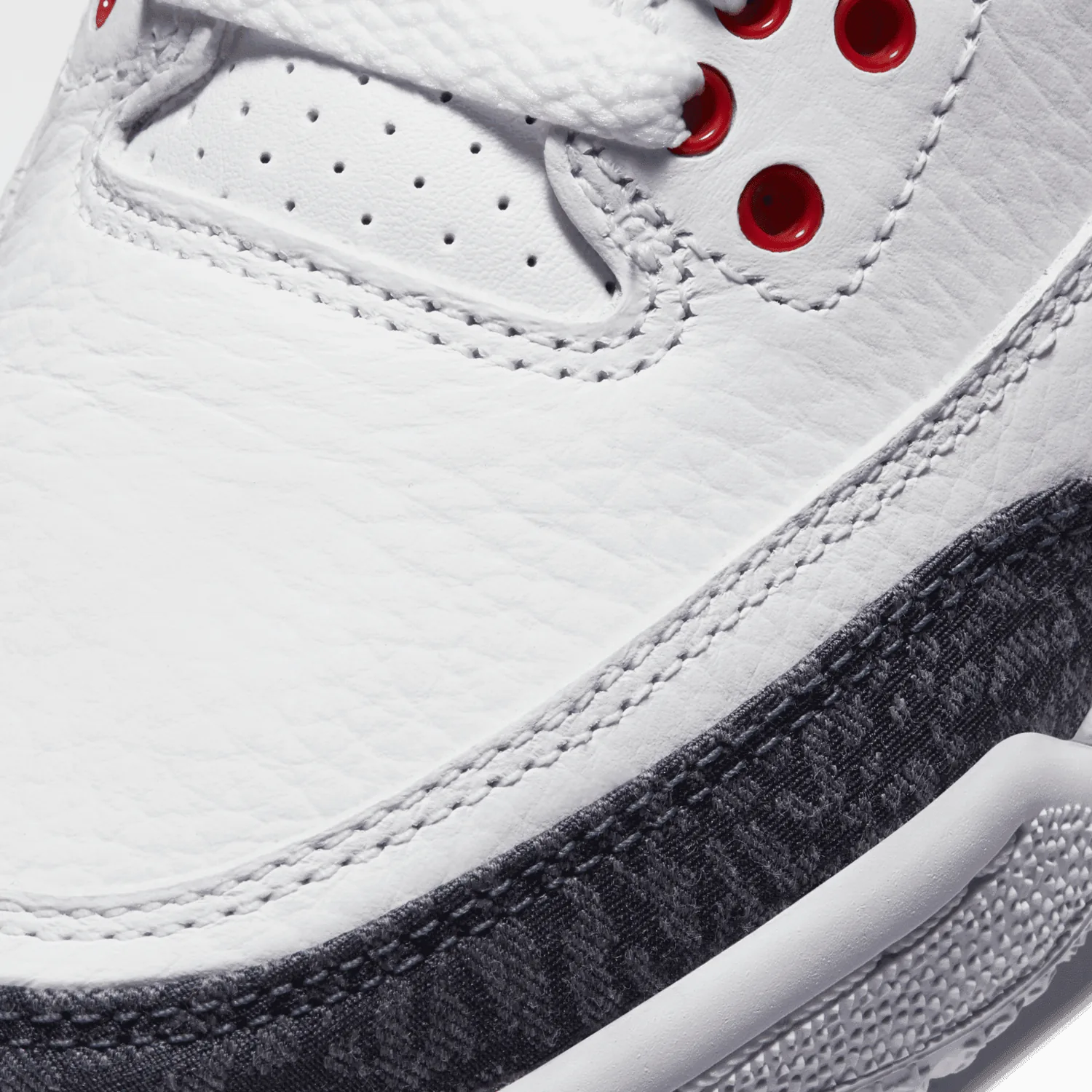 Air Jordan 3 Retro SE Fire Red Denim (GS) image 6