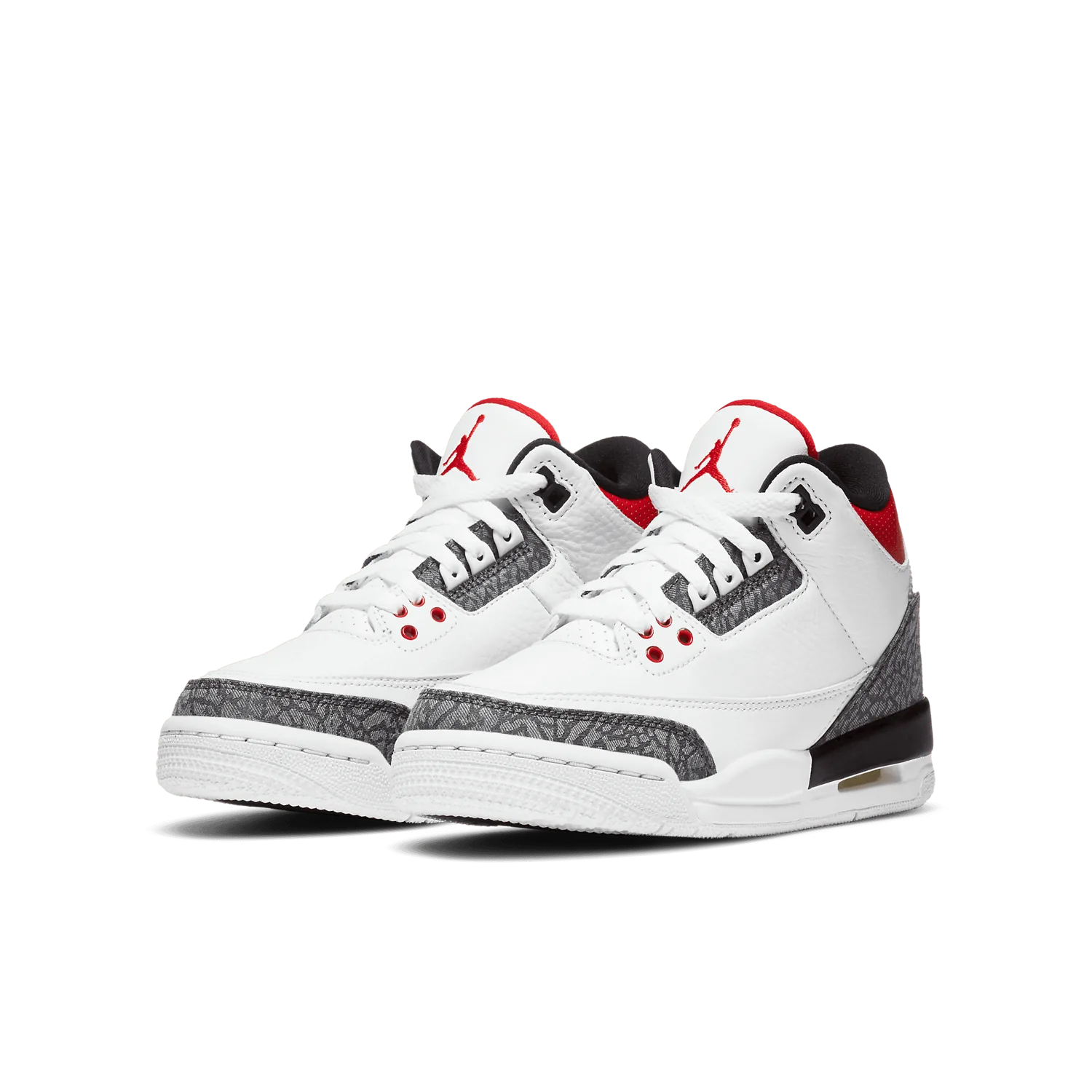 Air Jordan 3 Retro SE-T JP Fire Red Denim (GS) image 4