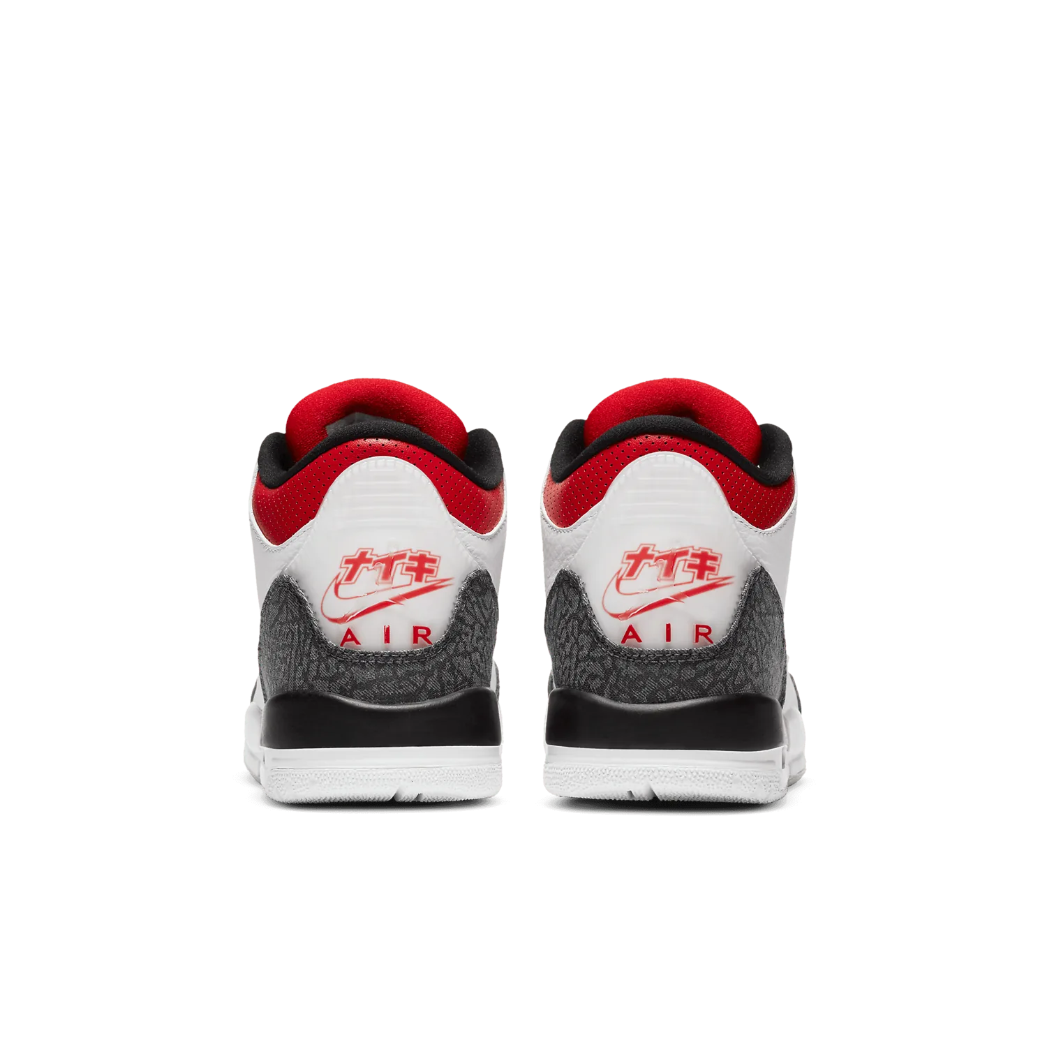 Air Jordan 3 Retro SE-T JP Fire Red Denim (GS) image 5