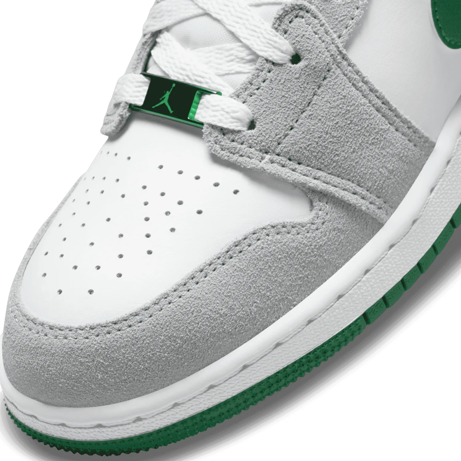 Jordan 1 Mid SE White Pine Green Smoke Grey (GS) image 6