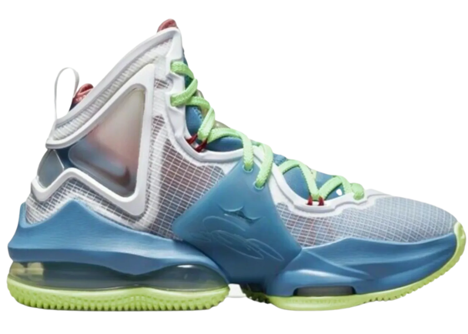 Nike LeBron 19 Dutch Blue Lime Glow (GS)