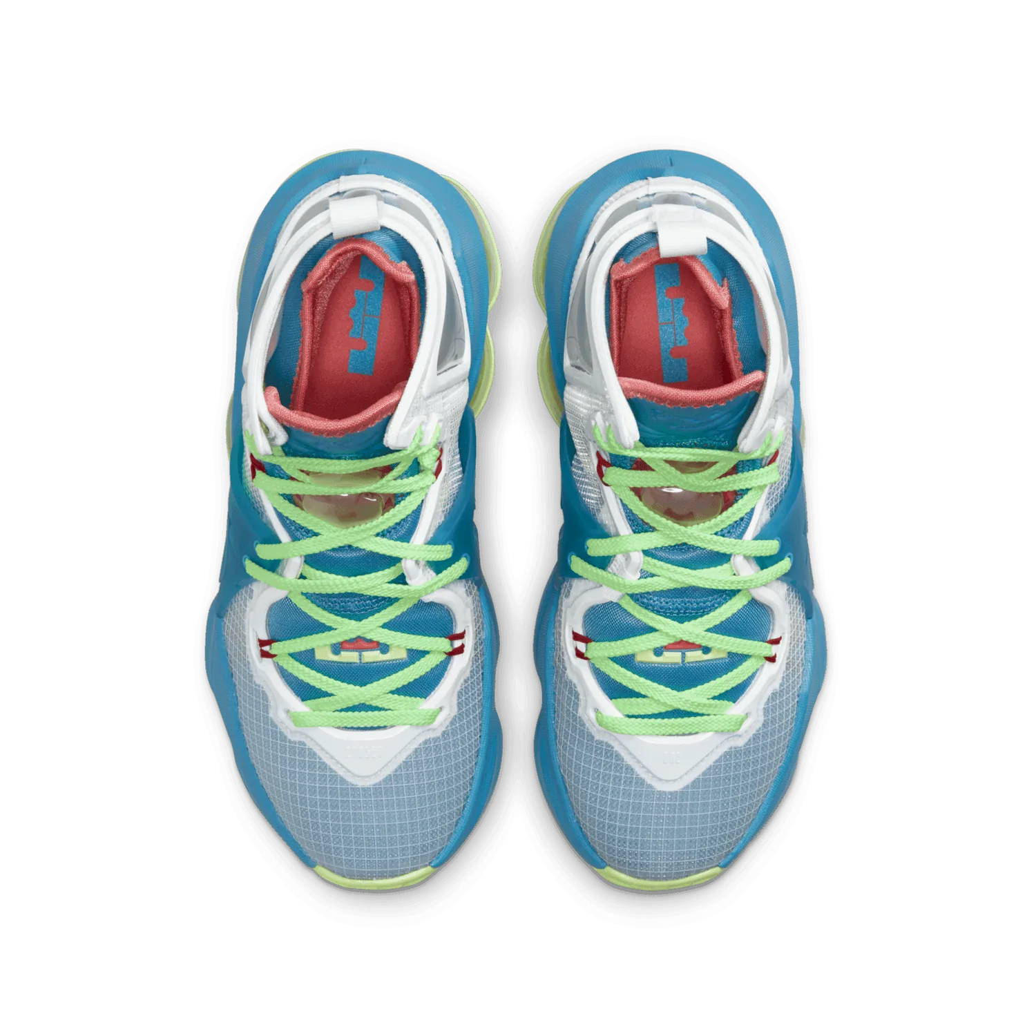 Nike LeBron 19 Dutch Blue Lime Glow (GS) image 3