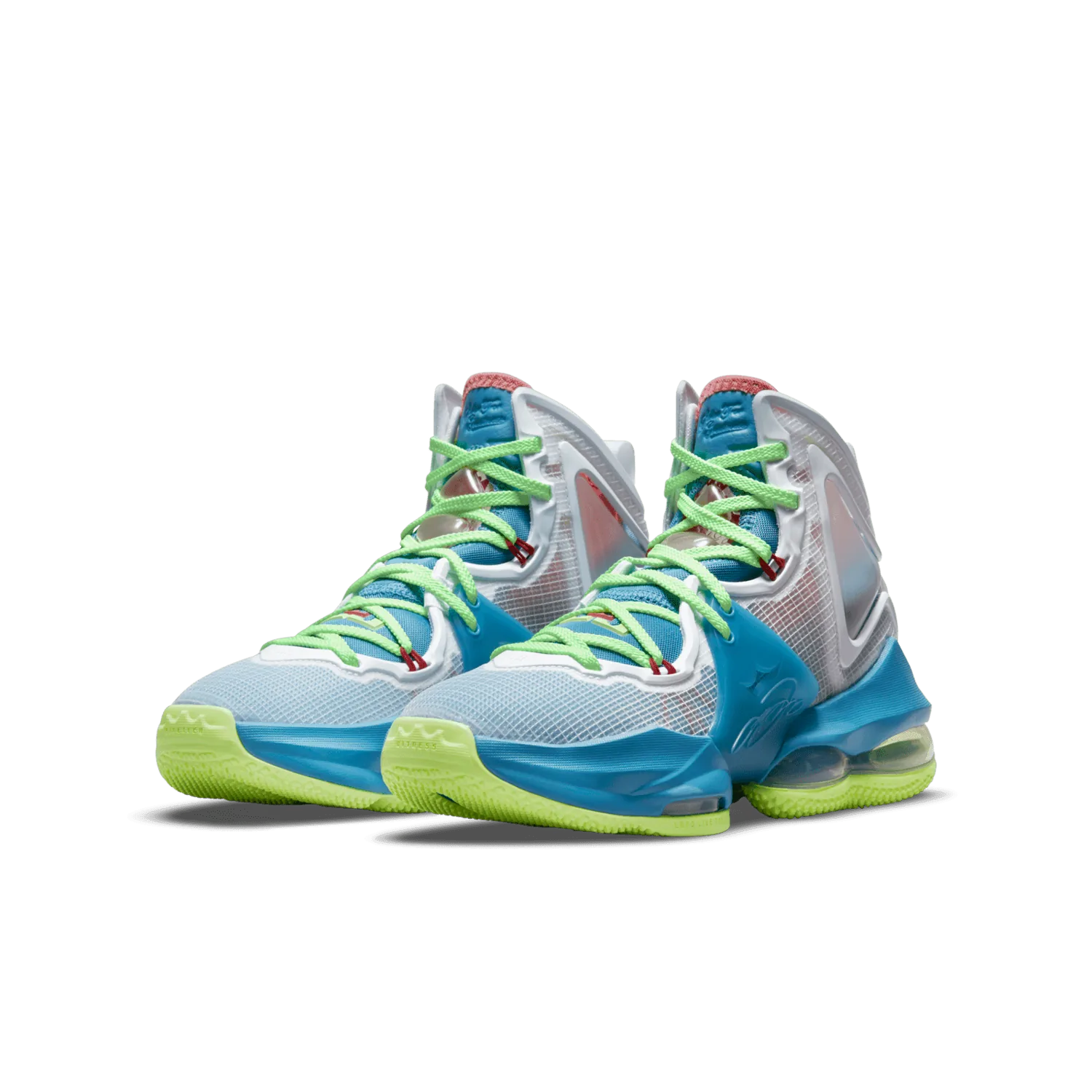 Nike LeBron 19 Dutch Blue Lime Glow (GS) image 4