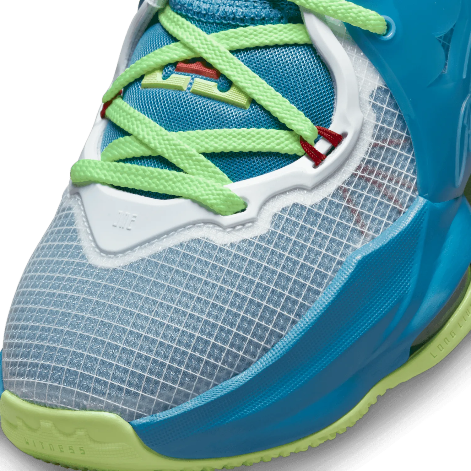 Nike LeBron 19 Dutch Blue Lime Glow (GS) image 6