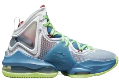 Nike LeBron 19 Dutch Blue Lime Glow (GS)