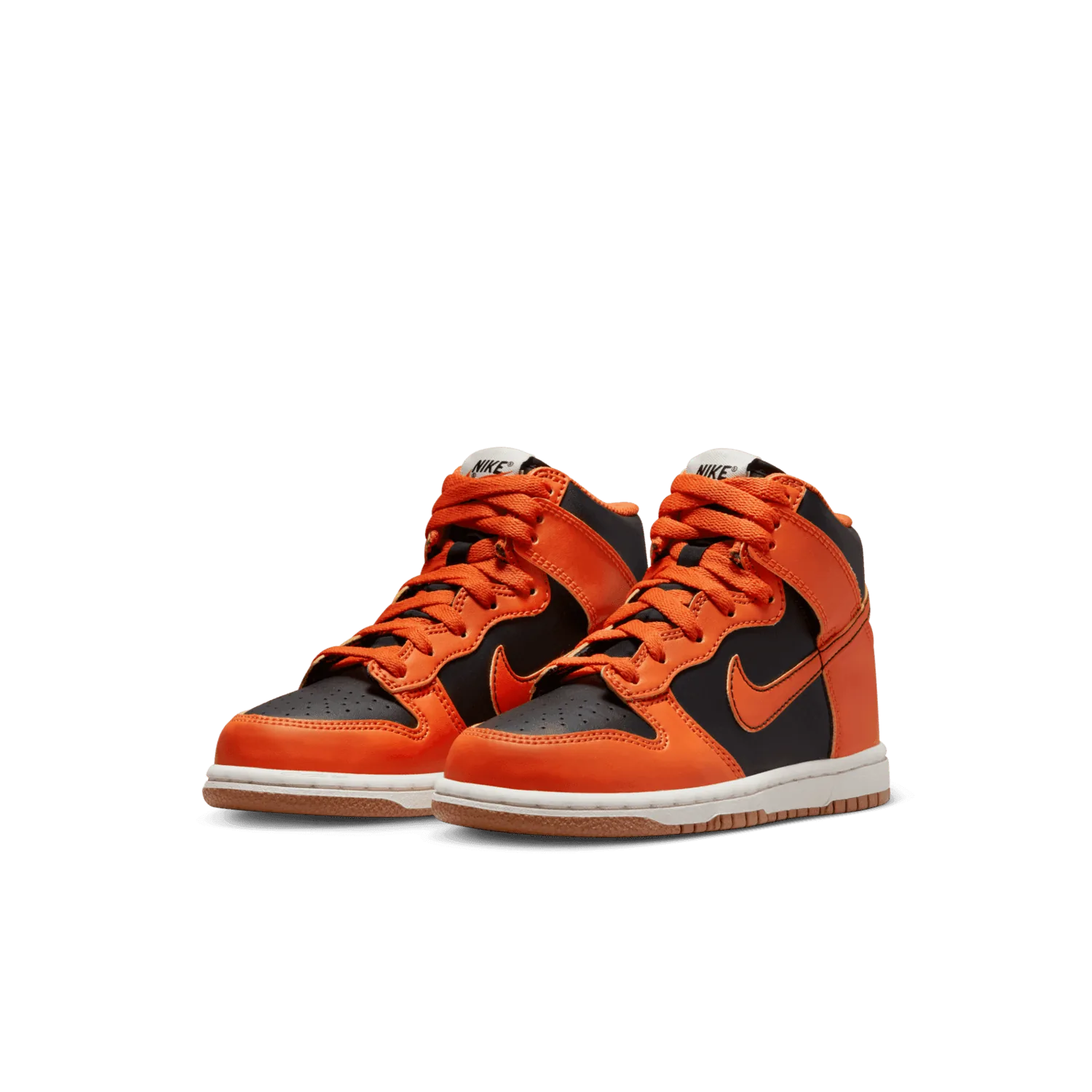 Nike Dunk High Black Safety Orange (PS) image 4