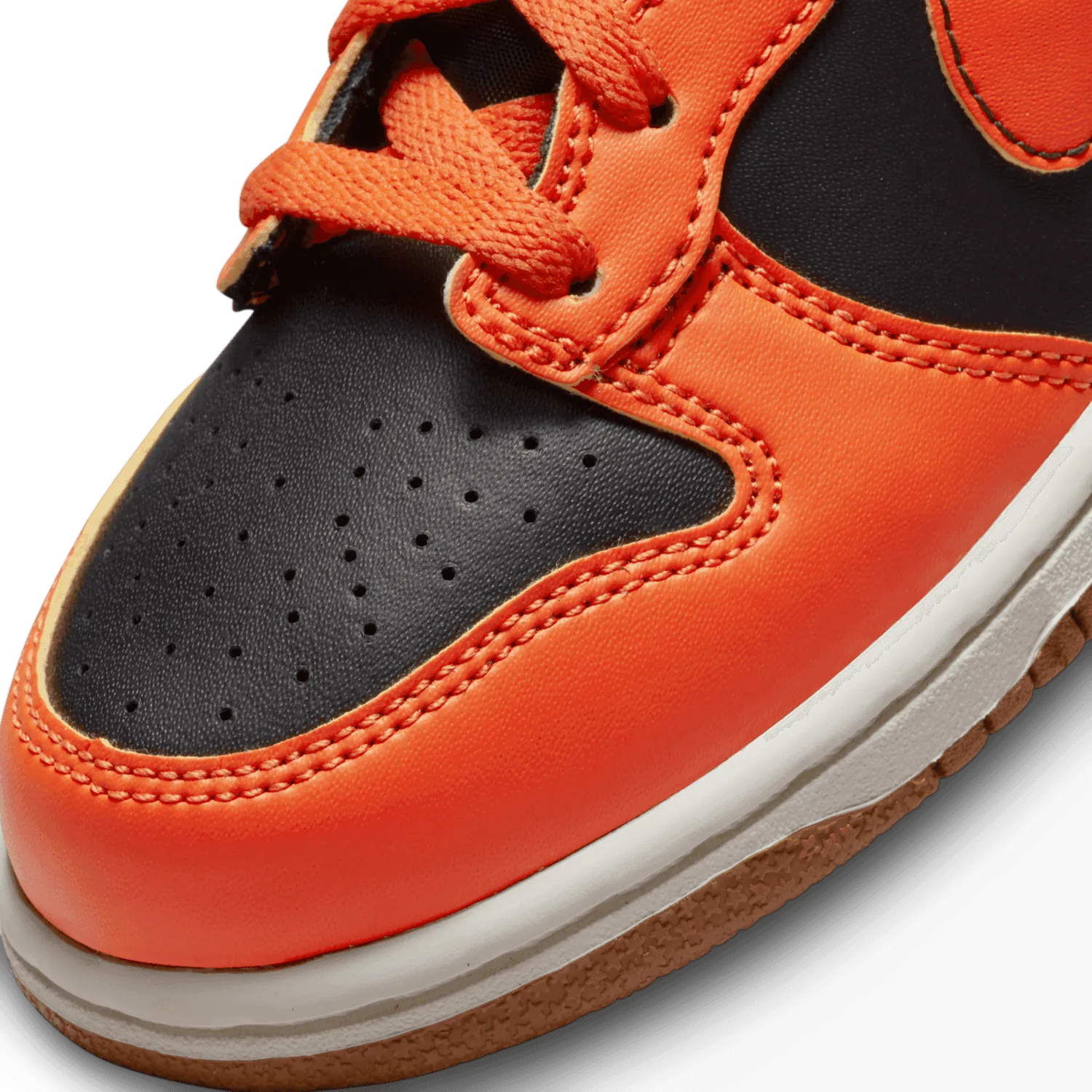 Nike Dunk High Black Safety Orange (PS) image 6