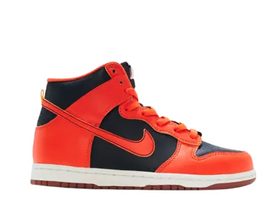Nike Dunk High Black Safety Orange (PS)